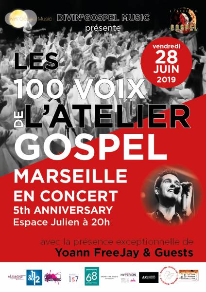 Chorale Gospel, Choeur 2 Gospel, Chants Gospel, Chanteurs de Gospel à Marseille, Cabriès, Aubagne